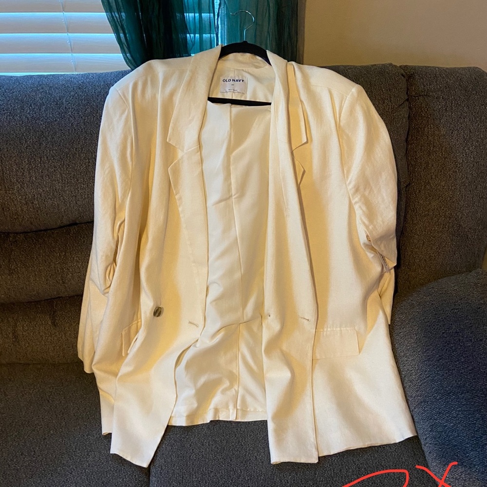 White Old Navy Blazer